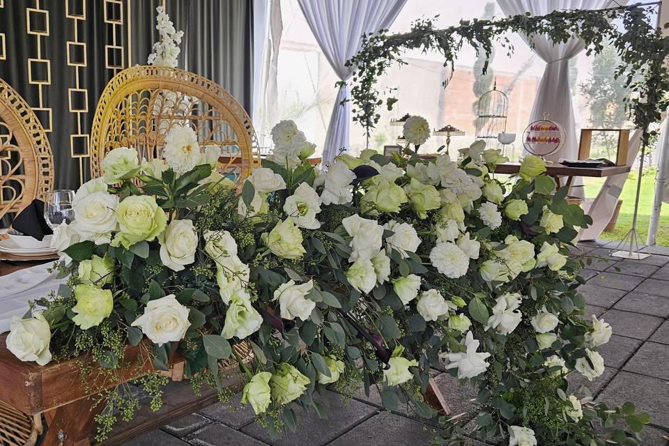 Espacio verde para celebrar matrimonios