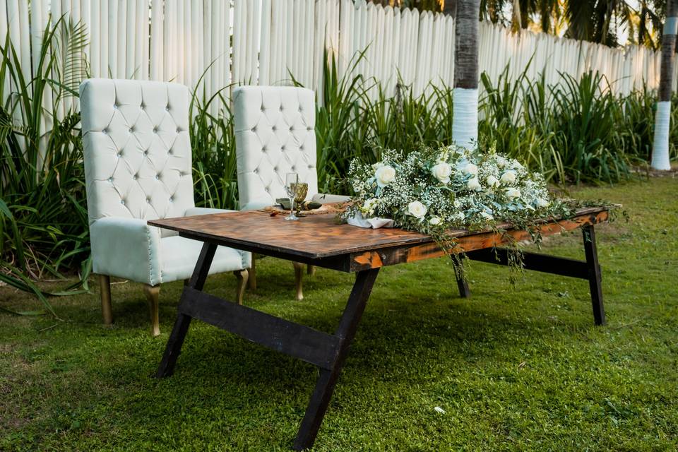 Mesa de novios