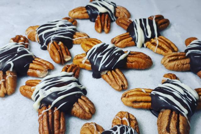 Tortugas..Nuez, caramelo