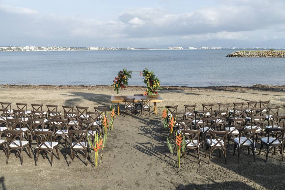 Boda playa