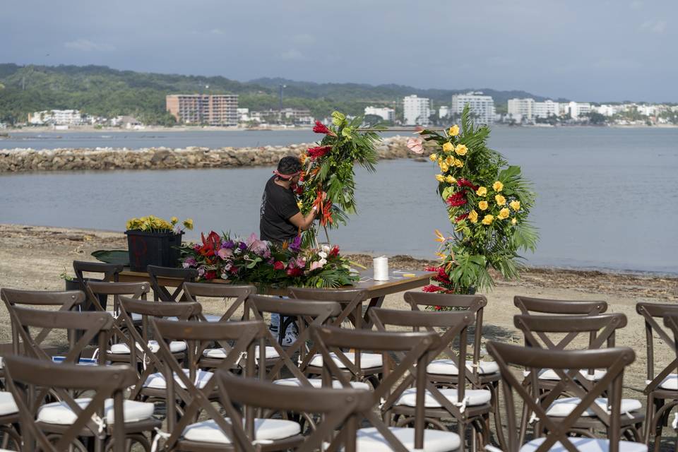 Boda playa