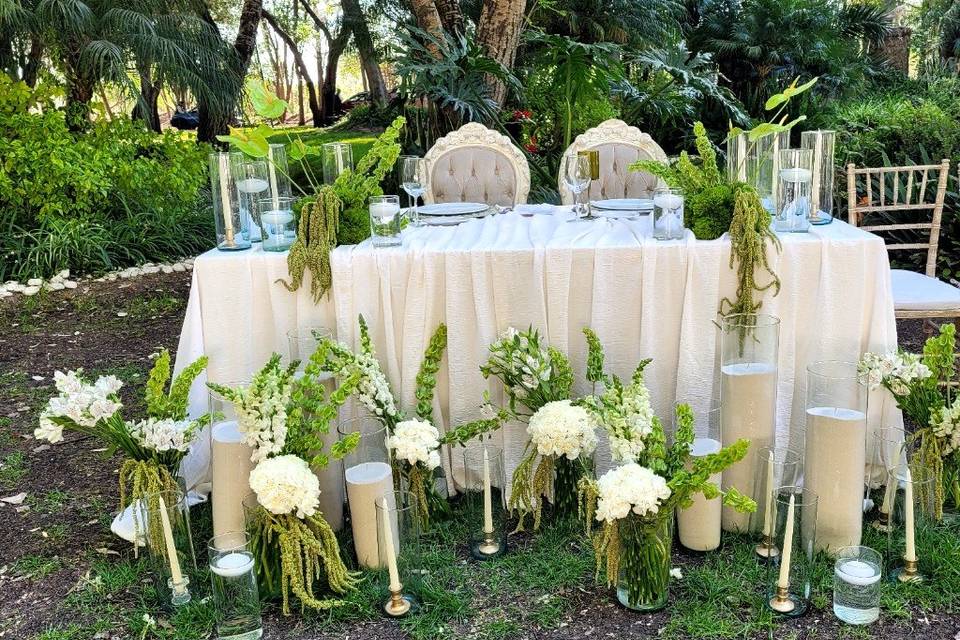 Mesa  de los novios