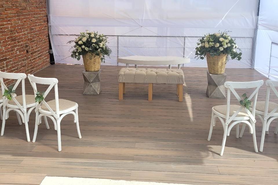 Decoración  de ceremonia