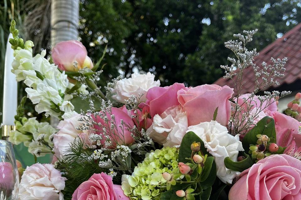 Centro de mesa vintage