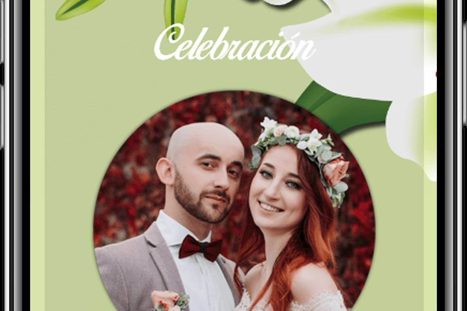 Invitación digital para boda