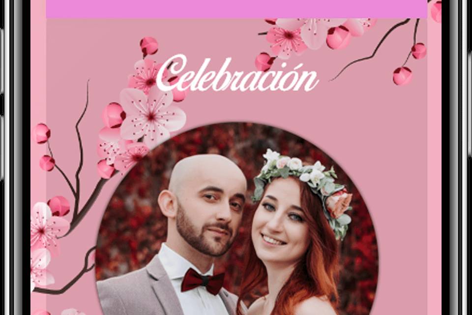 Invitación digital para boda