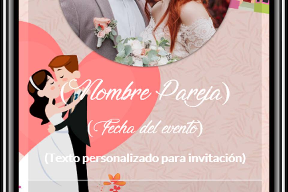 Invitación digital para boda