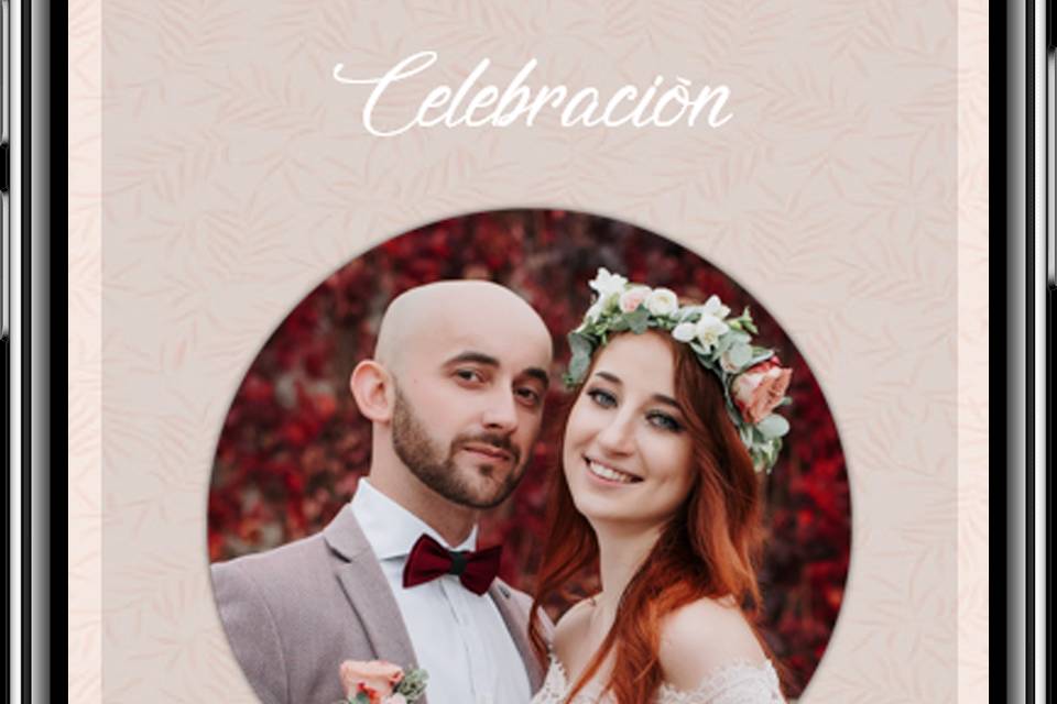 Invitación digital para boda