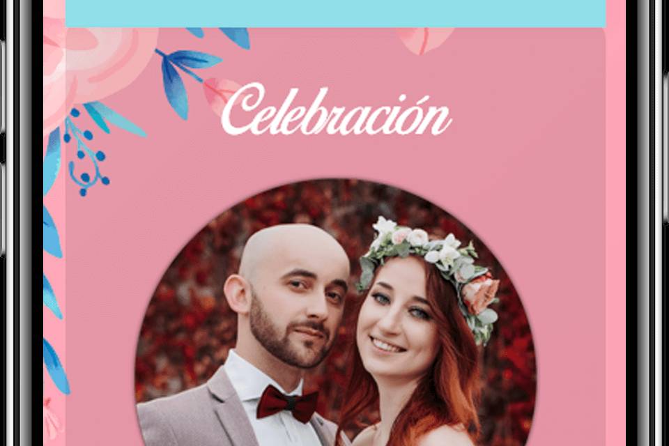 Invitación digital para boda