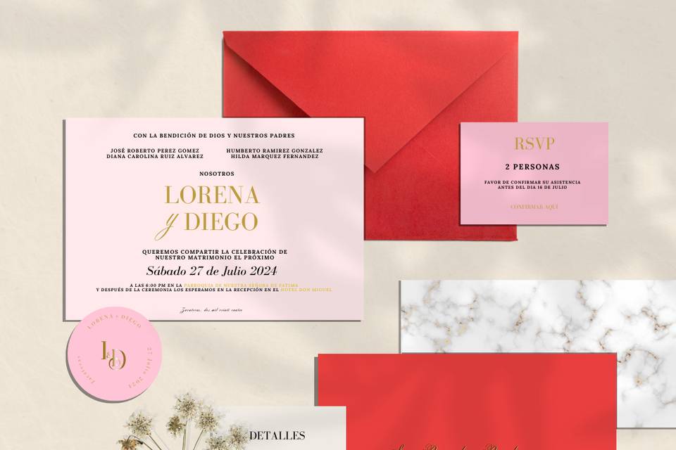 Invitación boda