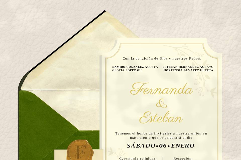 Invitación boda