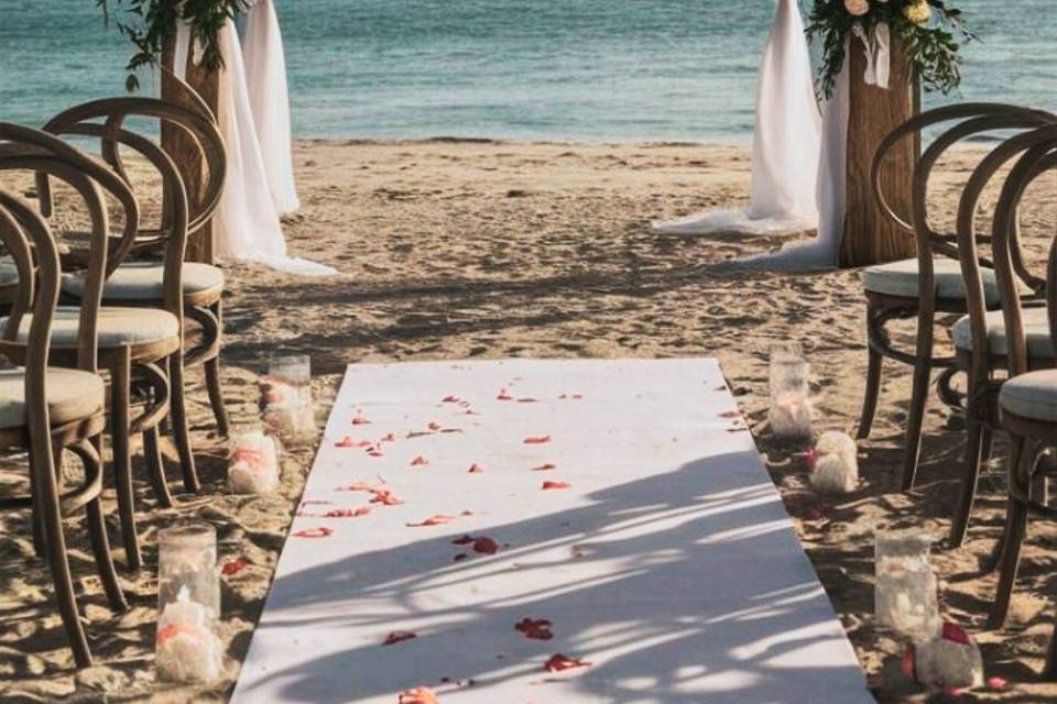 Boda en playa