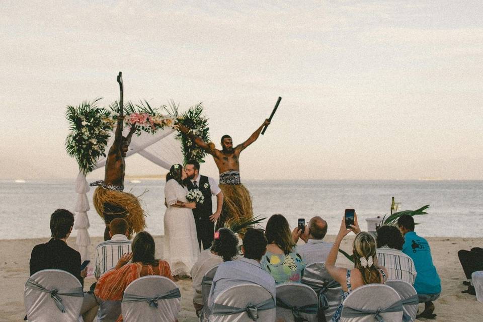 Boda destino en playa