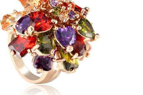 Anillo multicolor fiesta