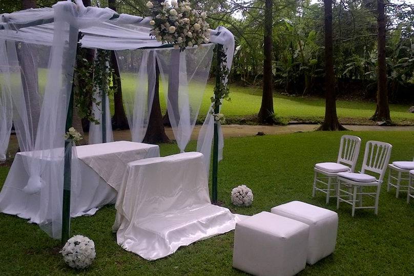 Boda en jardin