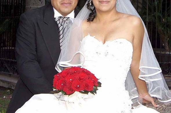 Foto de los novios