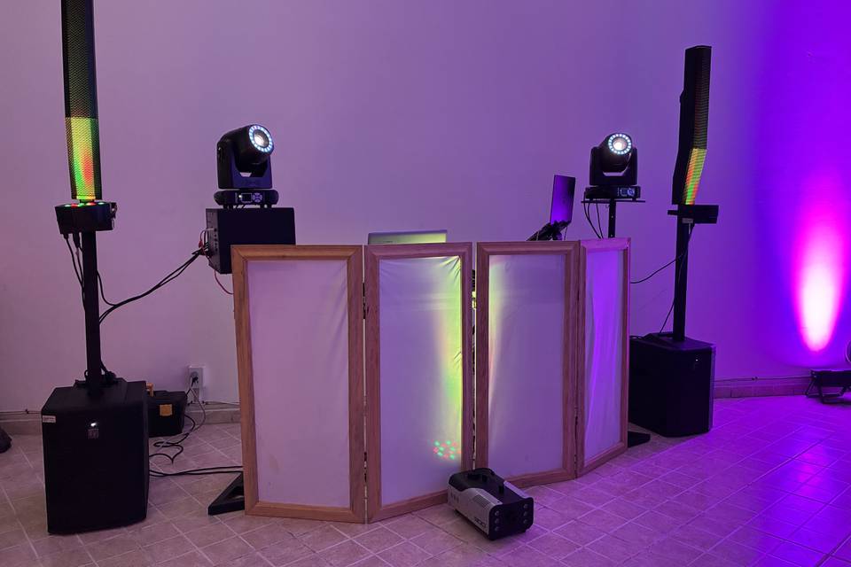 Cabina iluminada