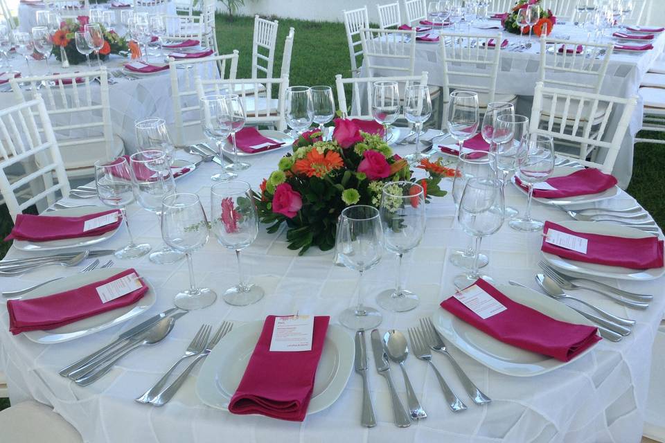 Comida deliciosa para eventos