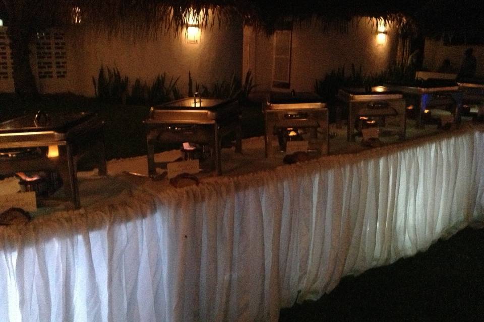 Comida deliciosa para eventos