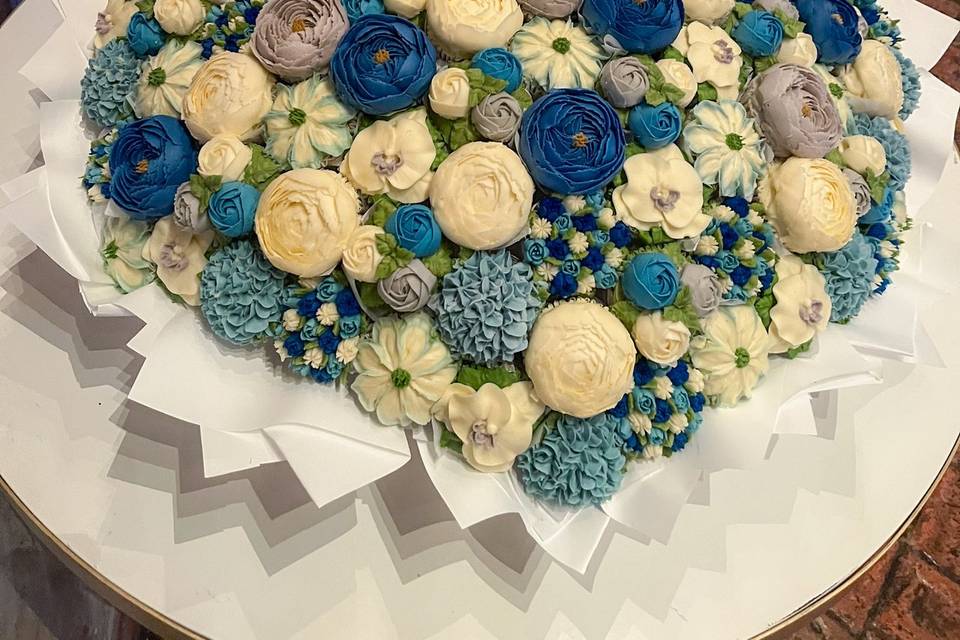 Bouquet 152 cupcakes