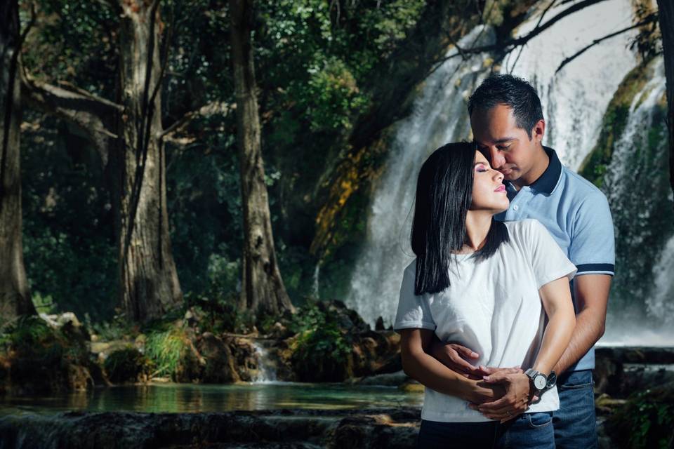 C&s preboda en cascada chifón