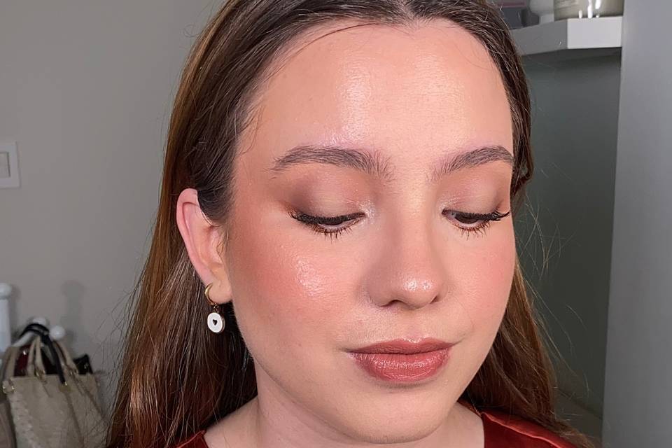 Maquillaje tonos naranjas