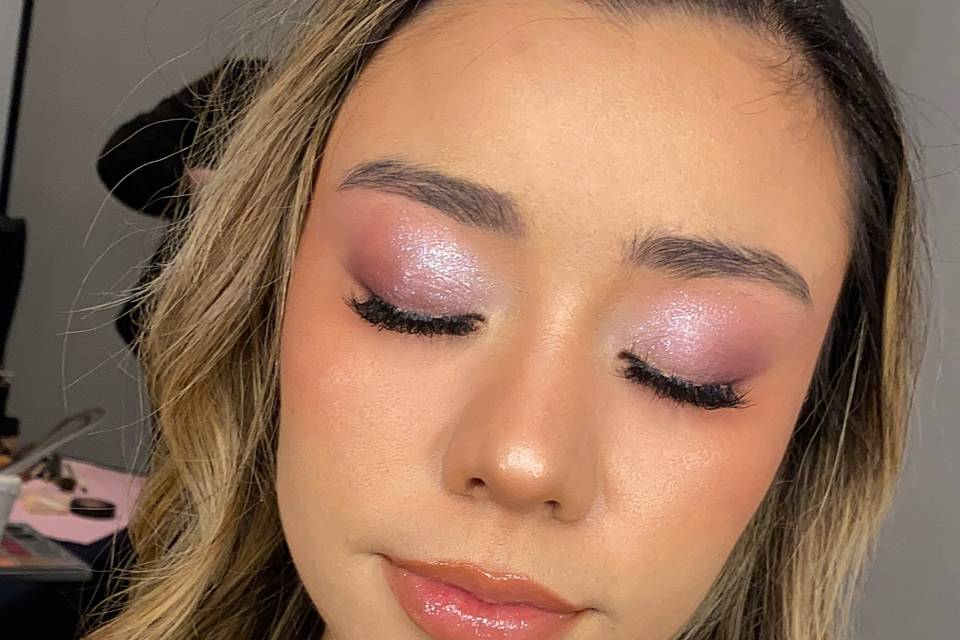 Makeup rosa