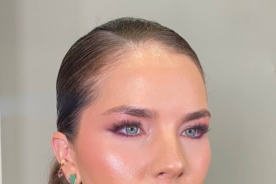 Maquillaje tonos rosas