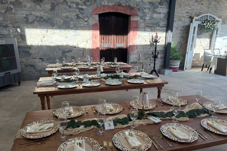 Decoración clasica de mesa