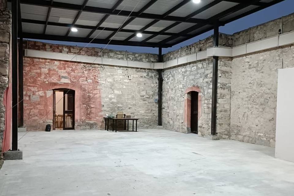 Patio de una casa antigua