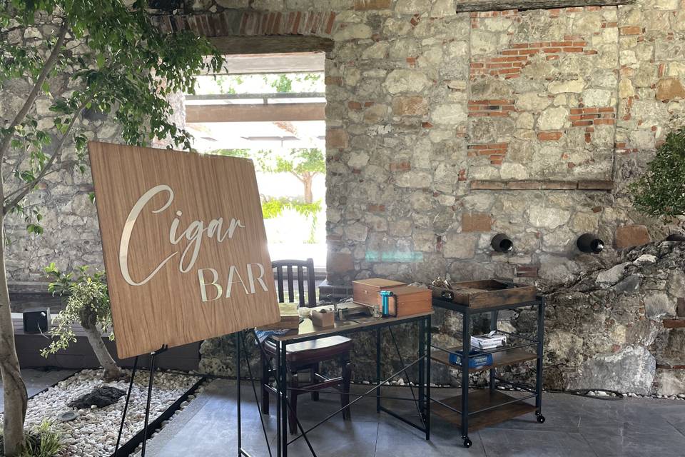 Stand estilo industrial