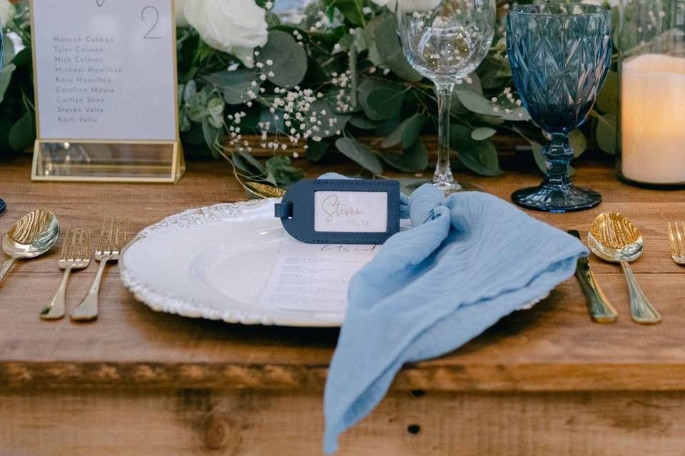 Table set up