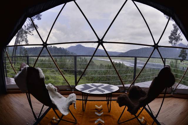 Vista de las habitaciones