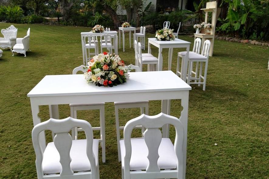 Mesa para boda civil
