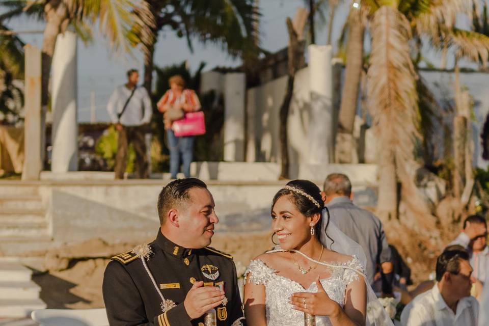 Novios ceremonia
