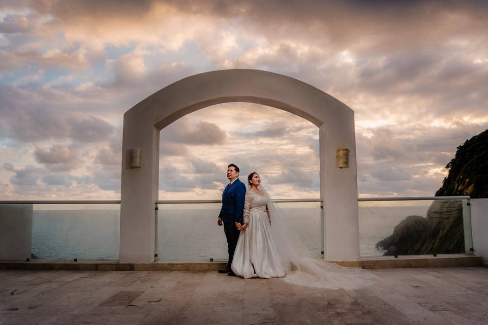 D & M trash the dress