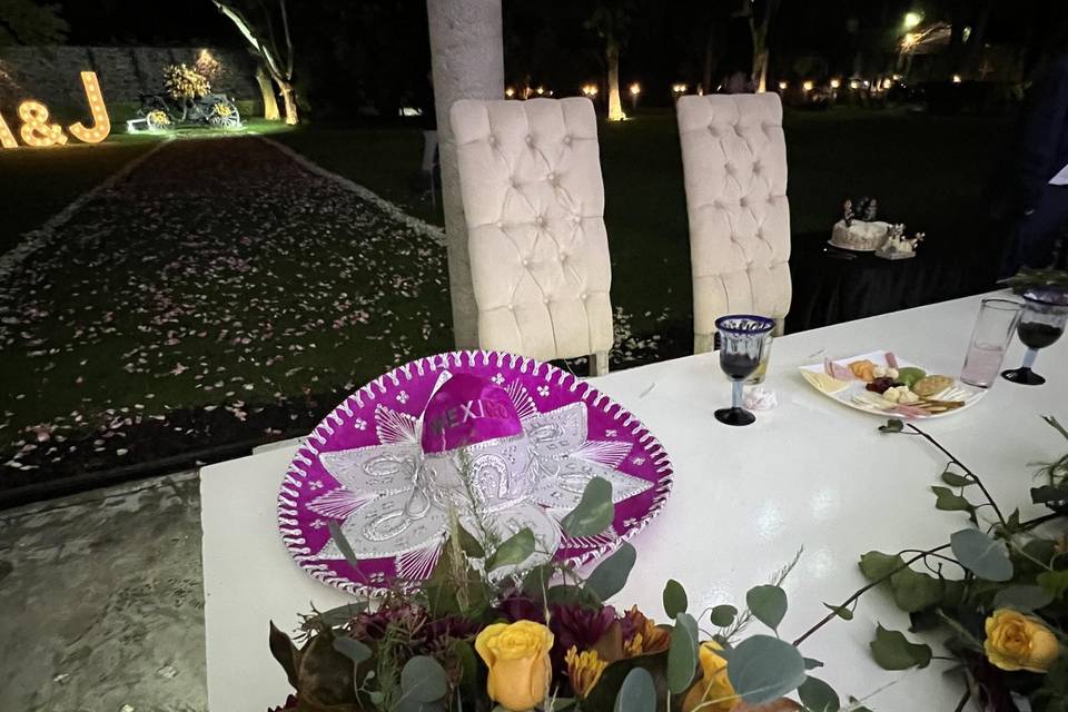 Boda con toques mexicanos