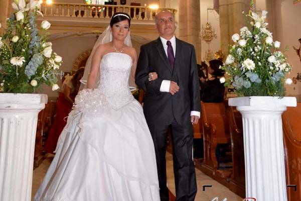 Novia y papá