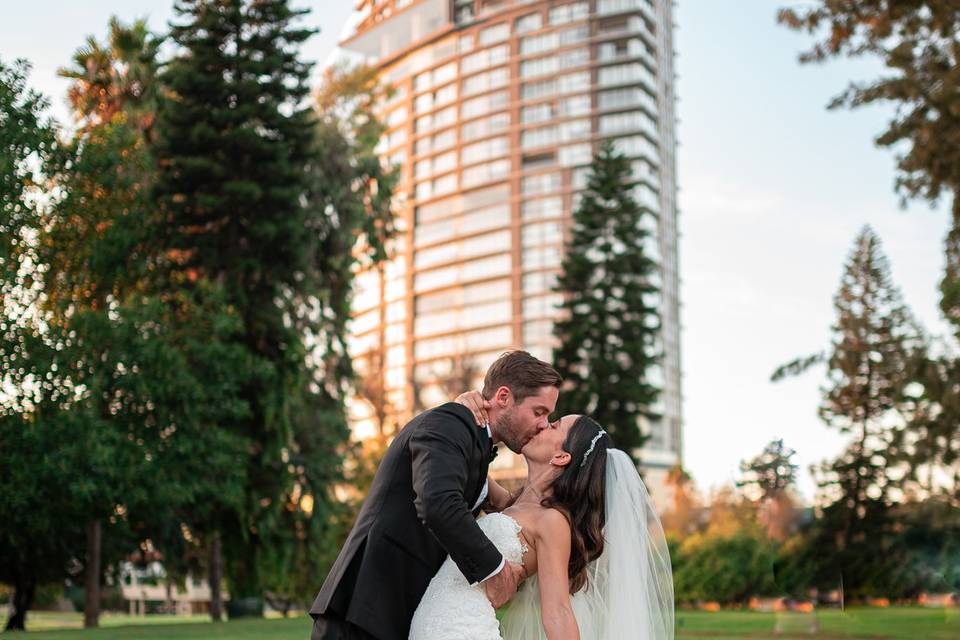 Wedding day photoshoot