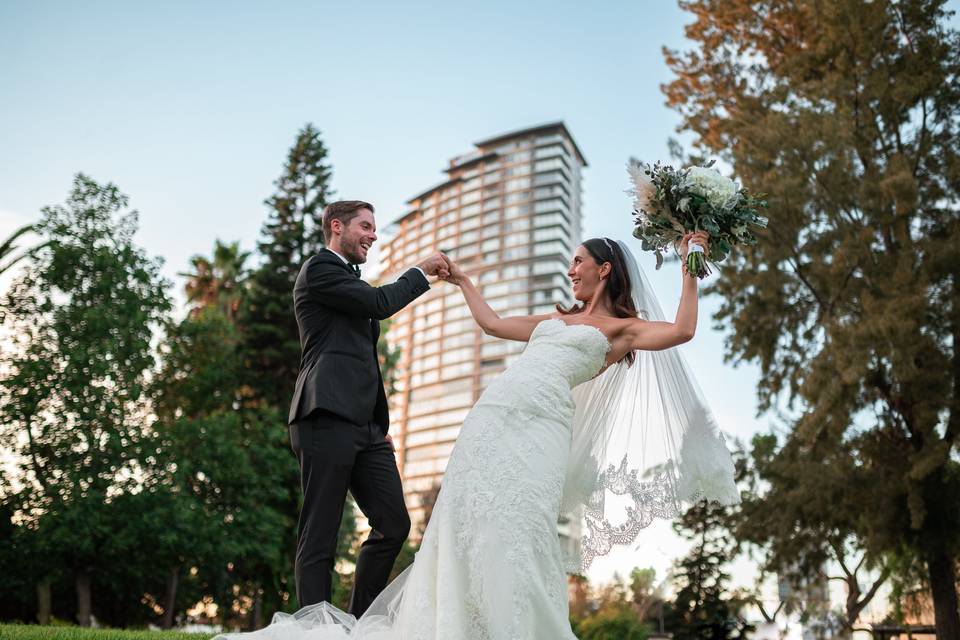 Wedding day photoshoot