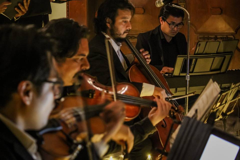 Tocando en evento