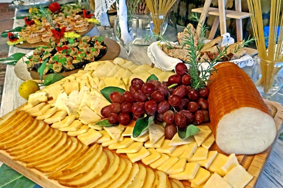 Espectacular tabla de quesos
