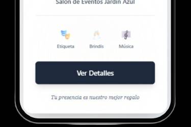 Invitación minimalista