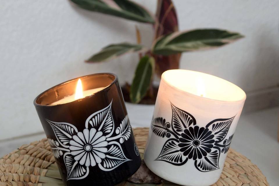 Velas aromáticas cera de soya