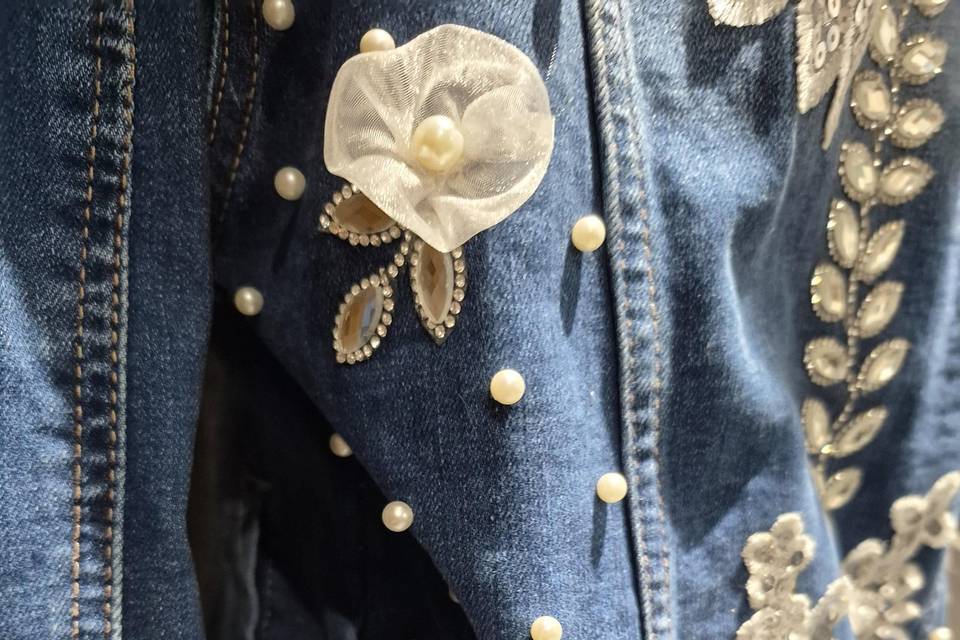 Flores y perlas para celebrar