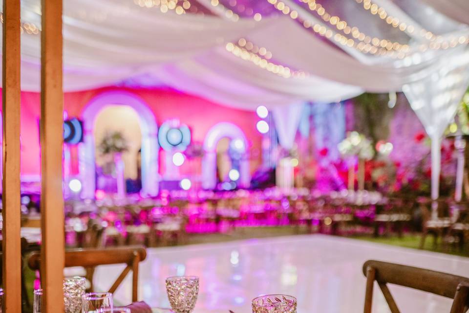 Pista de baile charol