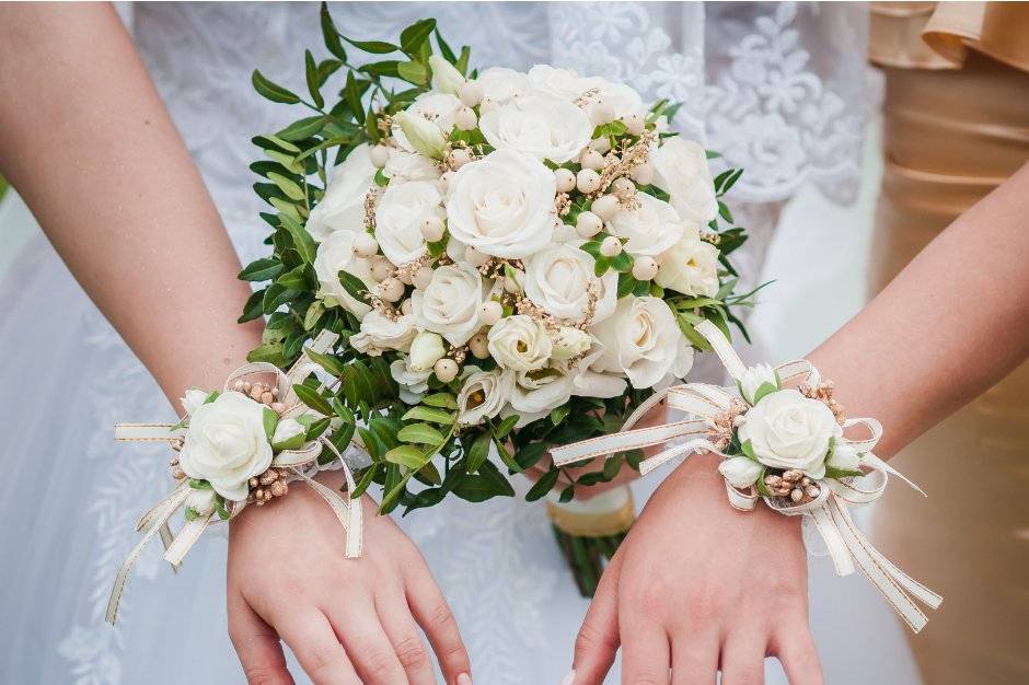 Ramo de novia+corsages