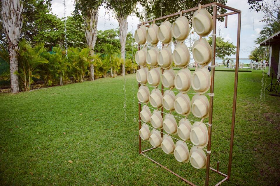 Display de sombreros