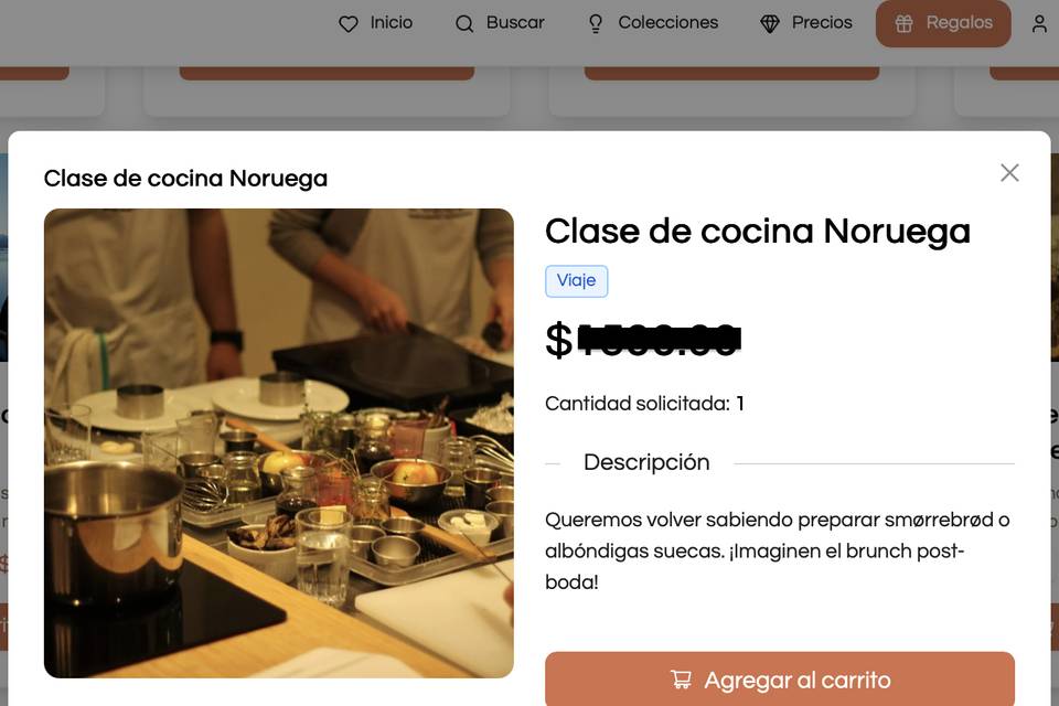 Un ejemplo de regalo