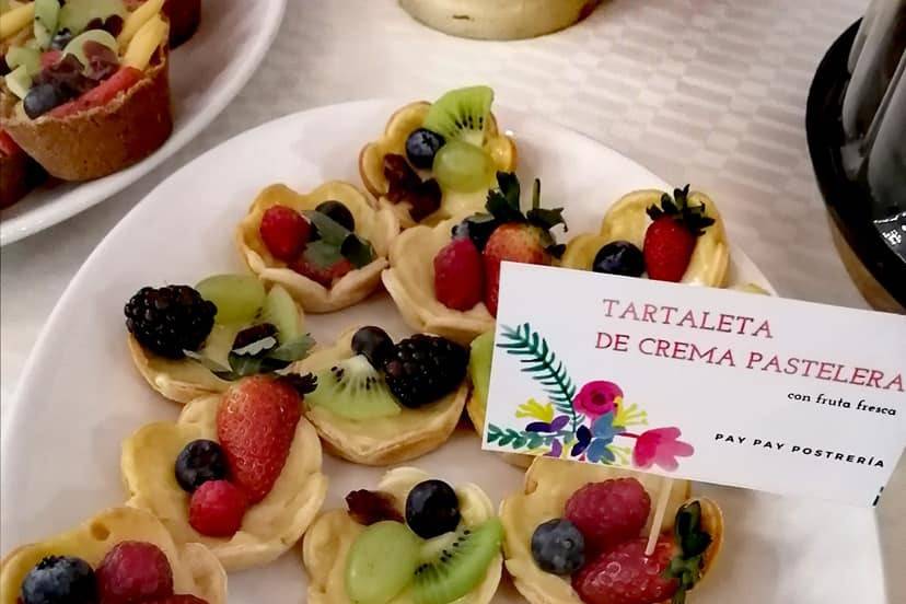 Mini tartaleta de frutas